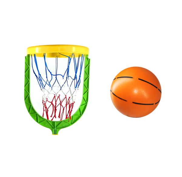 CANASTO DE BASQUET CON PELOTA