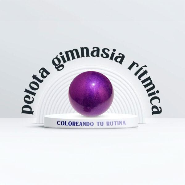 PELOTA RITMICA PROFESIONAL CON GLITTER - Image 3