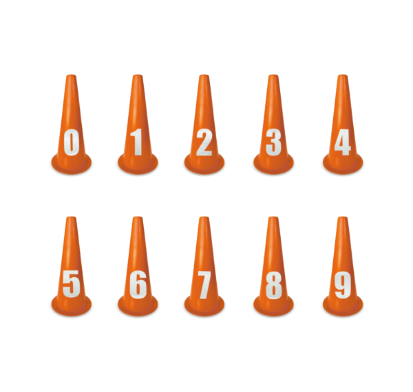 CONO 30 pack x10 REFLEX O NEGRO NUMERADO