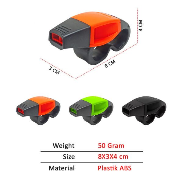 Silbato de arbitro con manija agarre