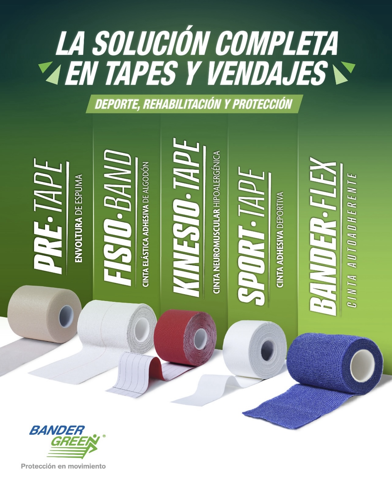 VENDA AUTOADHESIVA SPORT TAPE 3.8 CM - Image 2
