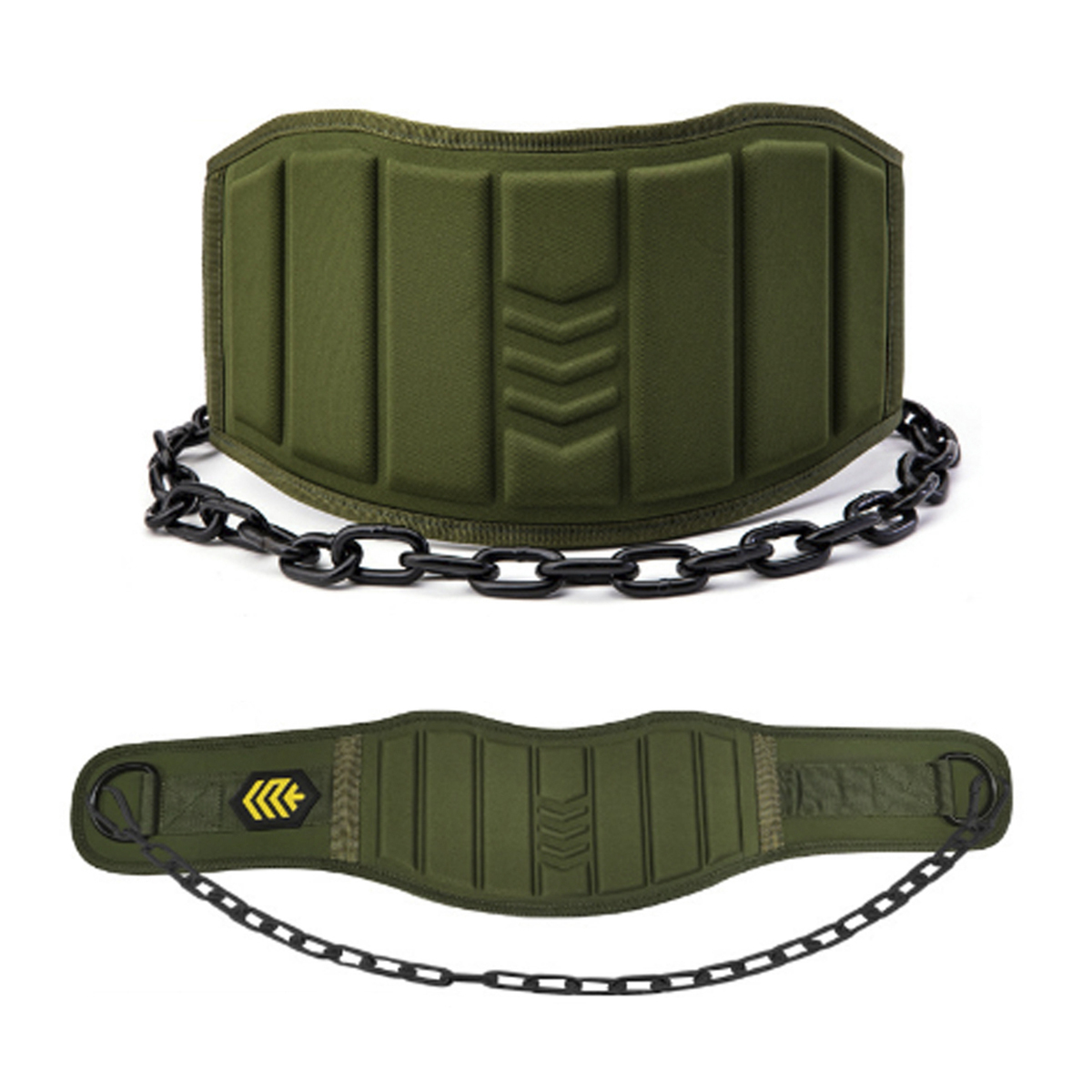 Cinturón de levantamiento con cadena
para discos